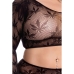 Underwear Set Pink Lipstick Black (L)