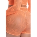 Ensemble de Lingerie Pink Lipstick Orange (Taille unique)