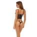 Compleu de lenjerie Bombshell Boudoir Negru (L)