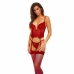 Set di Lingerie Bombshell Boudoir Rosso (M)