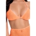 Ensemble de Lingerie Pink Lipstick Orange (Taille unique)