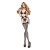 Conjunto de Lingerie Bombshell Boudoir Preto (M)