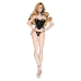 Compleu de lenjerie Bombshell Boudoir Negru (M)