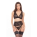 Conjunto de Lingerie René Rofé Preto (M/L)