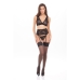 Conjunto de Lingerie René Rofé Preto (M/L)