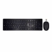 Tastiera e Mouse Wireless Ewent EW3256 2.4 GHz Nero Qwerty in Spagnolo QWERTY