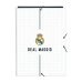 Φάκελος δακτυλίου Real Madrid C.F. Λευκό Γκρι A4 26 x 33.5 x 2.5 cm