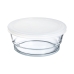 Ronde Lunchtrommel met Deksel Arcoroc So Urban Tweekleurig Glas 1,1 L (12 Stuks)