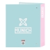 Ring binder Munich Heaven Sky blue A4 27 x 33 x 6 cm