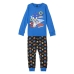 Pijama Infantil Sonic Albastru