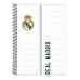 Notebook Real Madrid C.F. White Grey A5 80 Sheets