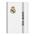 Agenda Real Madrid C.F. Bianco Grigio A4 80 Pagine