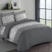 Duvet cover set Vision VISION Black Dark grey