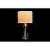 Bordlampe DKD Home Decor 36 x 36 x 64 cm Krystal Gylden Metal Gennemsigtig Hvid 220 V 50 W