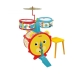 Bateria Musical Fisher Price   animais Plástico