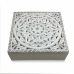 Casetă de Bijuterii Versa Mandala 22 x 7 x 22 cm Lemn MDF