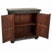 Console Alexandra House Living Nero Dorato Legno di mango 40 x 90 x 90 cm