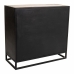 Console Alexandra House Living Noir Bois Fer 40 x 82 x 89 cm