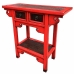 Console Alexandra House Living Rosso Legno Legno di olmo 35 x 80 x 85 cm