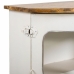 Console Alexandra House Living Van Giallo Bianco Ferro Legno di mango 32 x 75 x 50 cm