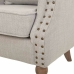 Fauteuil Alexandra House Living Gris clair 59 x 87 x 73 cm