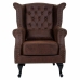 Fauteuil Alexandra House Living Noir 84 x 86 x 84 cm Cuir Synthétique