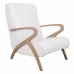 Armchair Alexandra House Living White 55 x 85 x 57 cm Upholstery Polyskin