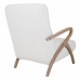 Armchair Alexandra House Living White 55 x 85 x 57 cm Upholstery Polyskin