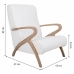 Armchair Alexandra House Living White 55 x 85 x 57 cm Upholstery Polyskin