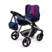 Carrinho para Bonecas Reig Stule Pram Azul Marinho 63 cm