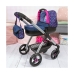 Carrinho para Bonecas Reig Stule Pram Azul Marinho 63 cm