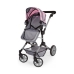 Carrito para Muñecas Reig Pram Neo Pro Gris 57 cm