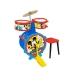 Bateria Musical Mickey Mouse Banqueta