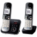 Draadloze telefoon Panasonic KX-TG6822FRB Zwart Grijs (Refurbished A)