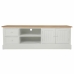 Multifunksjonell kommode Alexandra House Living Hvit Naturell Paulownia-tre Tre MDF 45 x 50 x 150 cm