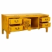 Cassettiera multiuso Alexandra House Living Giallo Legno di abete Legno MDF 40 x 50 x 120 cm