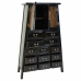 Armoire Alexandra House Living Noir Bois 40 x 148 x 96 cm