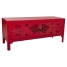 Cassettiera multiuso Alexandra House Living Rosso Legno di abete Legno MDF 40 x 50 x 120 cm