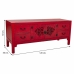 Cassettiera multiuso Alexandra House Living Rosso Legno di abete Legno MDF 40 x 50 x 120 cm