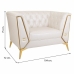 Poltrona Alexandra House Living Bianco 72 x 75 x 104 cm Tappezzato