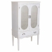 Armário Alexandra House Living Branco Vidro Madeira de abeto Madeira MDF 12 x 140 x 80 cm