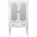 Armário Alexandra House Living Branco Vidro Madeira de abeto Madeira MDF 12 x 140 x 80 cm