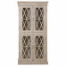 Suporte Expositor Alexandra House Living Vidro Ferro Madeira de mangueira 40 x 183 x 90 cm