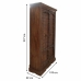 Kast Alexandra House Living Bruin Gerecycleerd Hout 42 x 217 x 118 cm