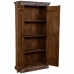 Cupboard Alexandra House Living Dark brown Mango wood 40 x 90 x 180 cm