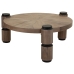 Tavolino da Caffè Alexandra House Living Marrone Legno Ferro Lamiera Legno di abete 110 x 46 x 110 cm