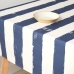 Toalha de Mesa Belum T012 Azul 155 x 155 cm Riscas