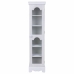 Cupboard Alexandra House Living White Mirror MDF Wood 20 x 98 x 24 cm