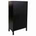 Cupboard Alexandra House Living Black Rattan Fir wood MDF Wood 40 x 135 x 70 cm