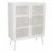 Ντουλάπι Alexandra House Living Ασημί white wedding Bamboo Ξύλο MDF 37 x 101 x 80 cm